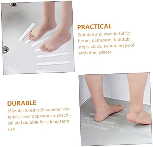 VOSAREA 12Pcs Non-Slip Bath Stickers for Safety