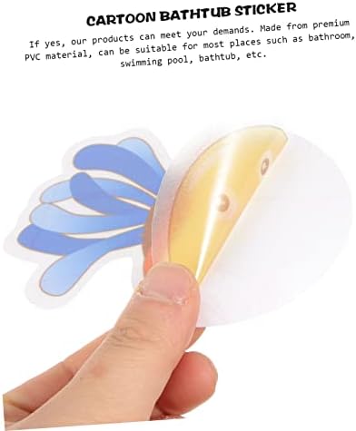 Ciieeo 10pcs Anti Slip Bathtub Stickers with Cartoon Designs