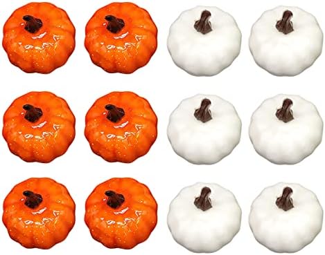 Nudsfuii Artificial Pumpkins Sculpture Home Decor