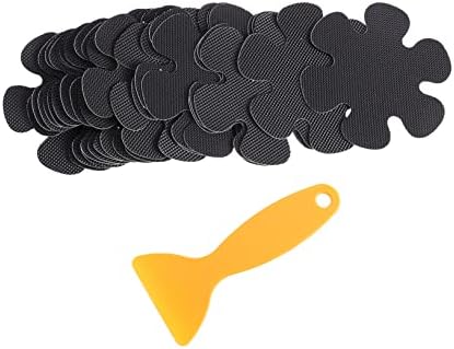 PRETYZOOM 20Pcs Flower Shaped Non-Slip Bath Stickers