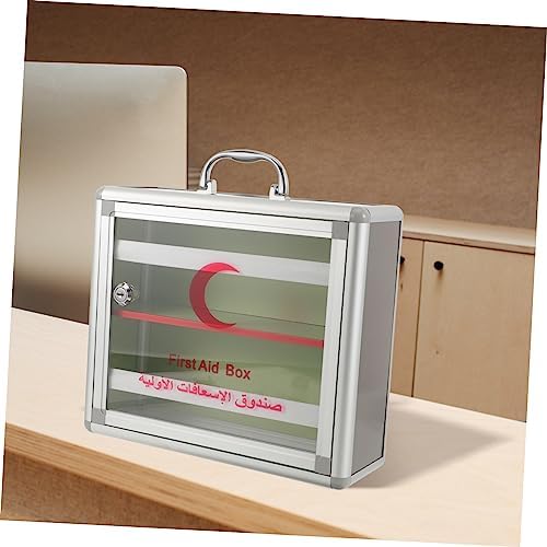 FOYTOKI Emergency First Aid Box Wall Mounted Medicine Cabinet
