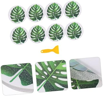 PRETYZOOM Leaf Shape Anti Slip Bath Decals