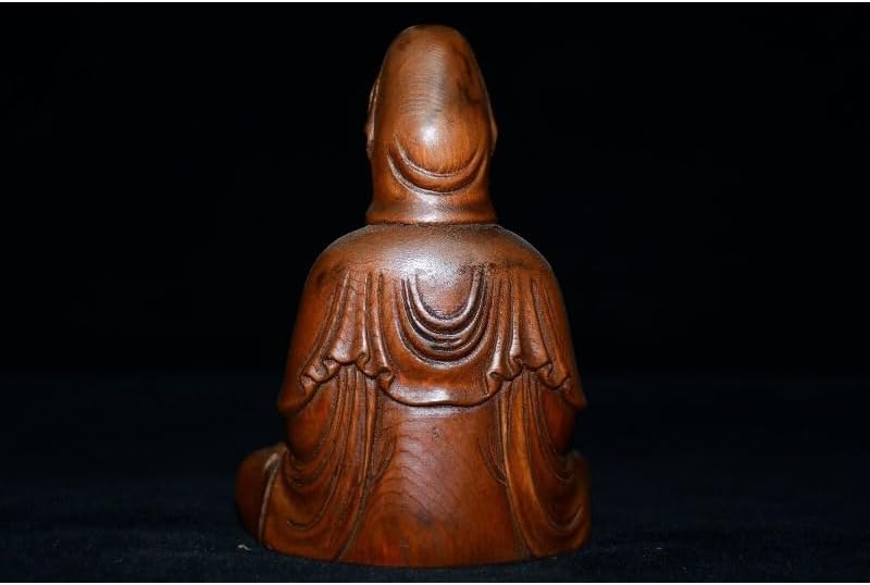 LimpaC Handmade Boxwood Kwan Yin Statue
