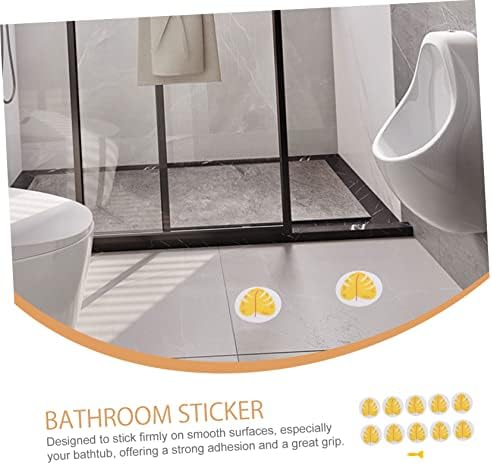 FONDOTIN Boys Girls Bath Stickers Tan Anti-Slip Waterproof Bathtub Appliques