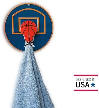 Towel Bud Magnetic Holder Basketball Unicorn Design