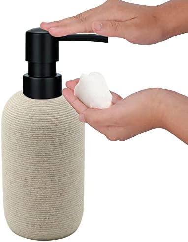 Aksipo Beige Resin 5Pc Bathroom Accessory Set