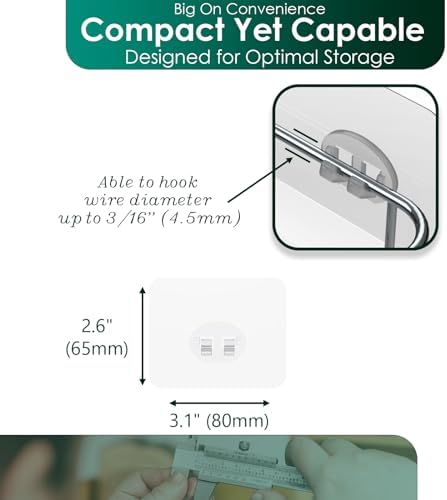 Jovware Shower Caddy Adhesive Replacement 4 Pack