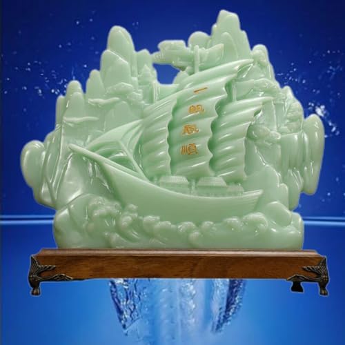 Chinese Feng Shui Resin Wealth Prosperity Statue - 847
