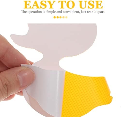 Ciieeo 12pcs Duck Non-Slip Bathtub Stickers