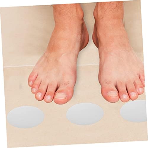 VOSAREA 20Pcs Round Transparent Safety Stickers for Bathrooms Stairs Pools
