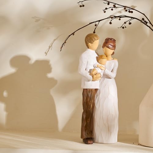 NAN ZAI NAN FANG Family of 3 Figurines for New Parents