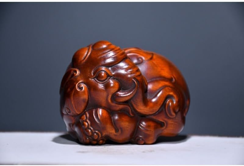Handmade Meditating Elephant Statue Home Decor