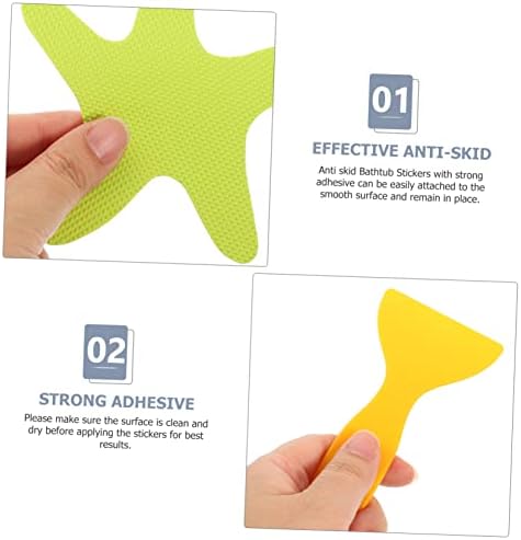 Ciieeo 1set Non-Skid Bathtub Decals for Safe Bathing