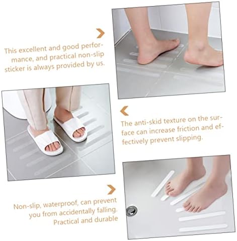 Ciieeo 12pcs Transparent Bathtub Non Slip Stickers