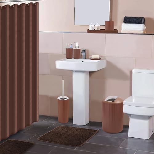 XLHOMO 24 PCS Brown Bathroom Accessory Set 1
