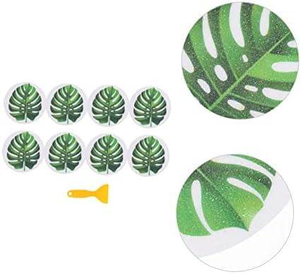 PRETYZOOM Leaf Shape Anti Slip Bath Decals