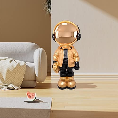 AURTEM Dreamer Starlight Astronaut Statue - Space Themed Art Sculpture