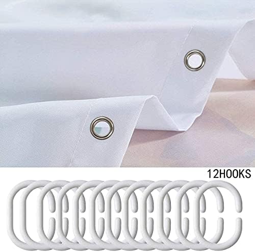Cute Hedgehog Shower Curtain Set with Hooks 72x84