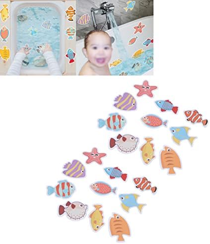 plplaaoo Non-Slip Bathtub Decals with Sea Creatures