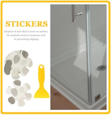 1Set Flower Shape Non-Slip Bathroom Stickers