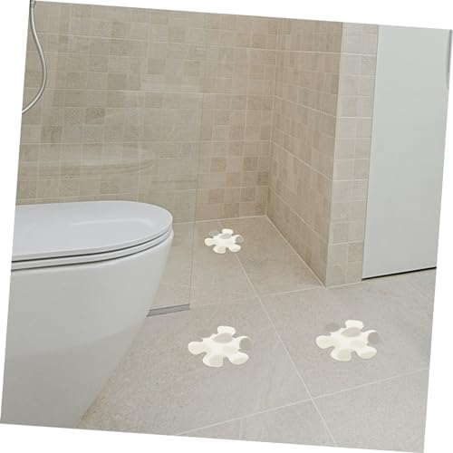 Ciieeo Rubber Non-Slip Bathtub Mats with Floral Decals