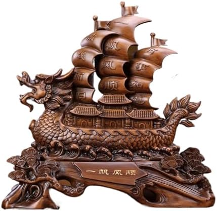 Chinese Feng Shui Resin Wealth Prosperity Statue 1