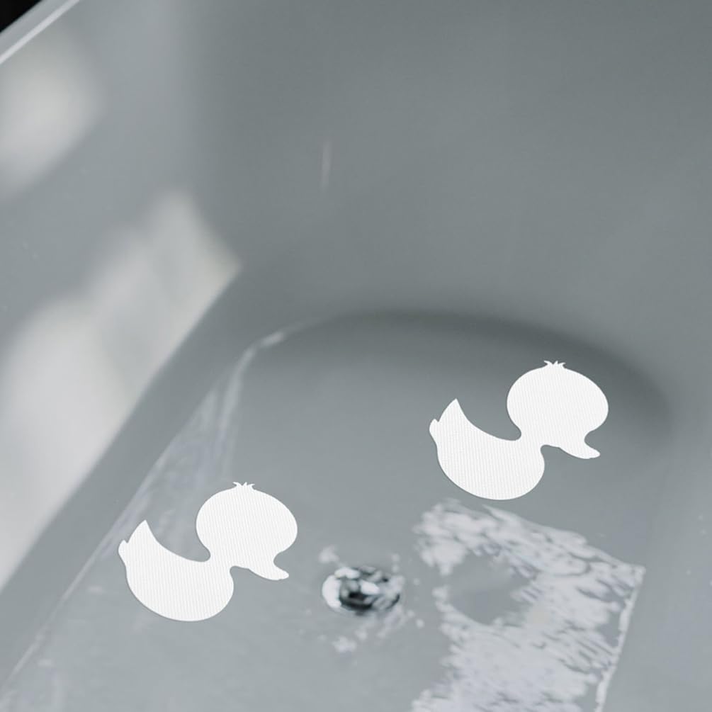 ABOOFAN 20pcs Non-Slip Bathtub Duck Stickers