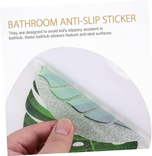 Leaf Shaped Non-Slip Bathtub Decals Stickers