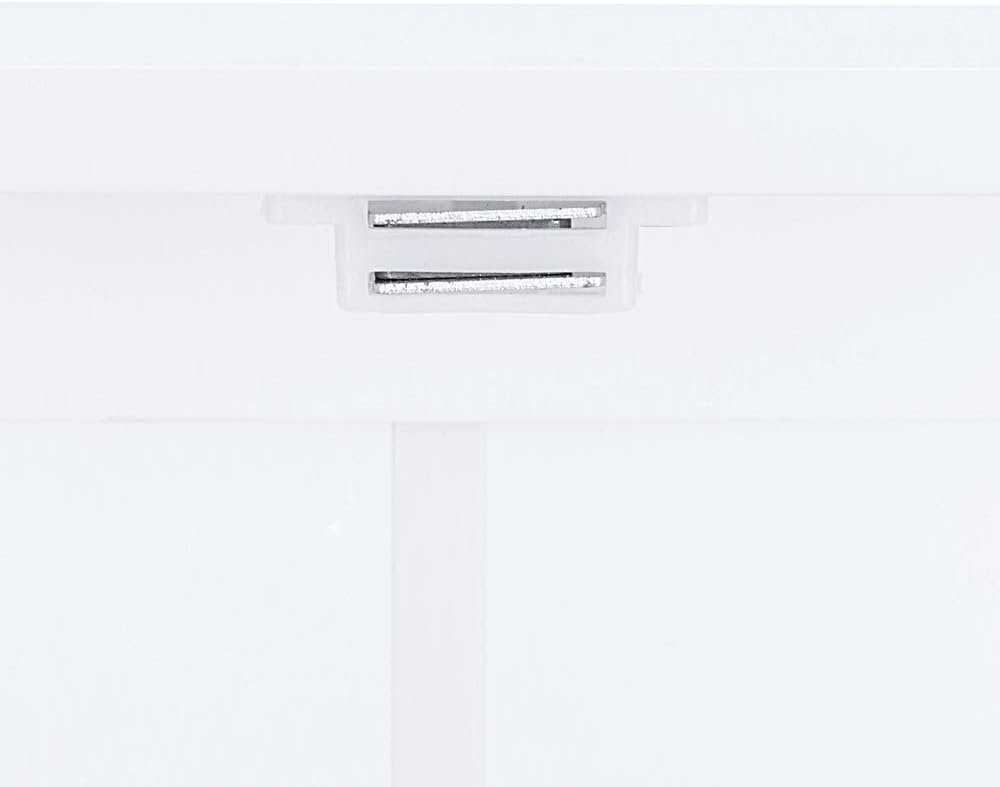 Gharpbik Bathroom Wall Cabinet 2 Door Storage Cabinet White