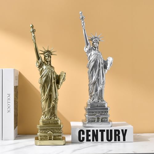 Elegant Gold Statue of Freedom Women God Desktop Ornament
