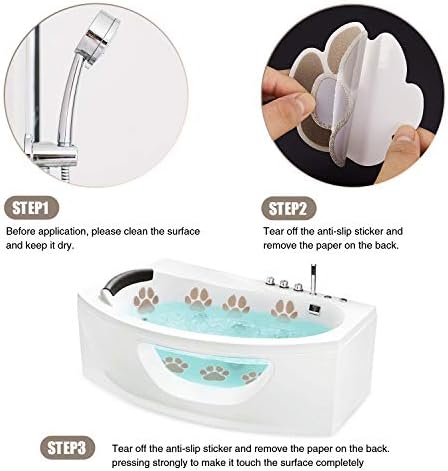 Secopad Non-Slip Bathtub Stickers 30 PCS Safety Treads