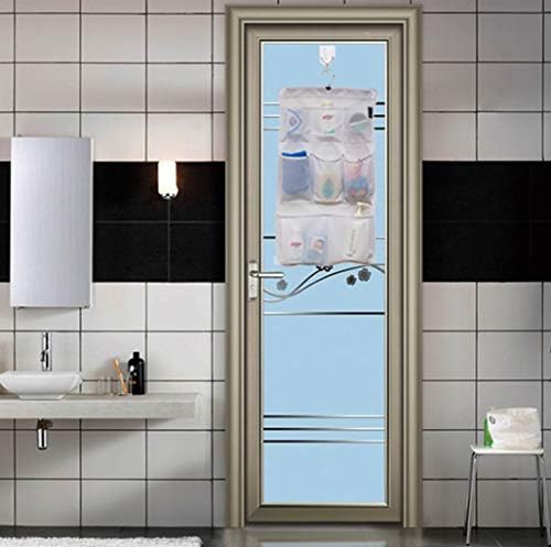 MISSLO 8-Pocket Mesh Shower Organizer with Rotating Hanger