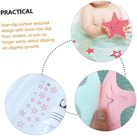 ABOOFAN 12pcs Star Shape Anti-Slip Bath Stickers