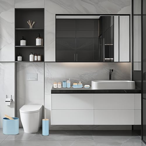 IMAVO 11Pcs Blue Bathroom Accessories Set