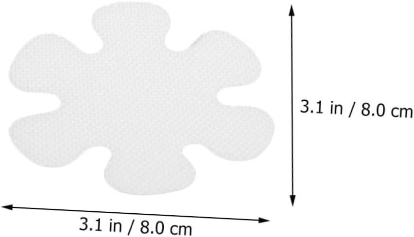 LIFKICH Anti-Slip Flower Stickers for Shower Tub 6 Pack