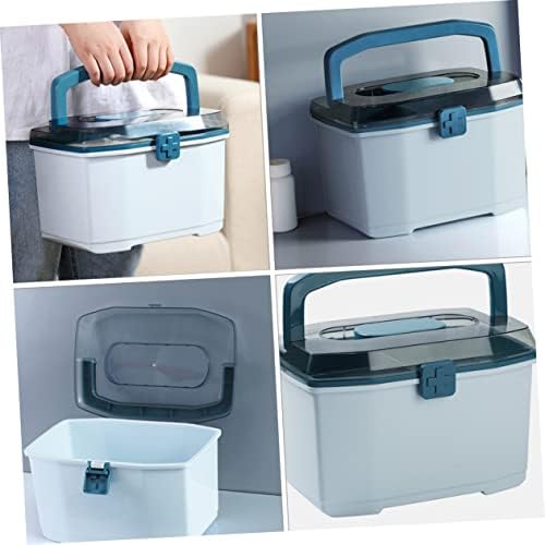 Lightweight Lockable Medicine Storage Cabinet with Handle