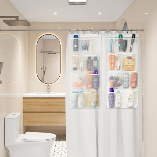 Lifewit Mesh Shower Caddy with 9 Pockets and Hooks 1