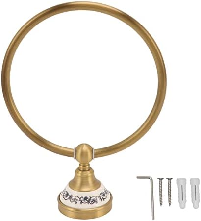 Hyuduo Antique Brass Towel Holder for Bathroom 1