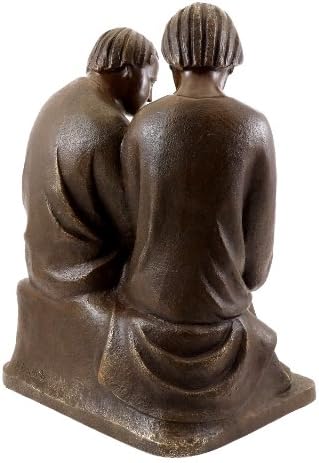 Bronze Sculpture Reading Monks by Ernst Barlach