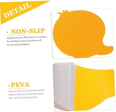 BEBEMOKO 12pcs Cartoon Non-Slip Bath Stickers