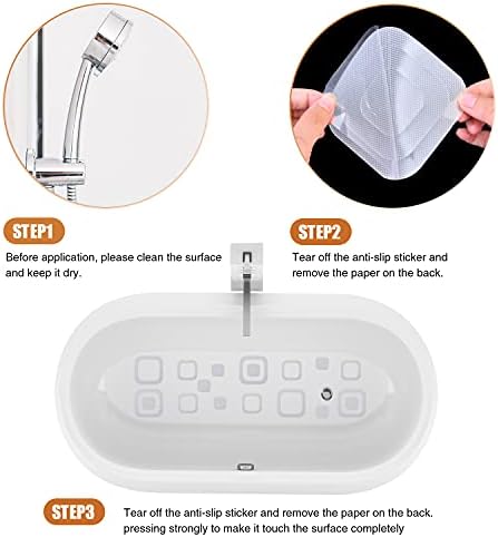 Non-Slip Bathtub Stickers 36 PCS Safety Treads
