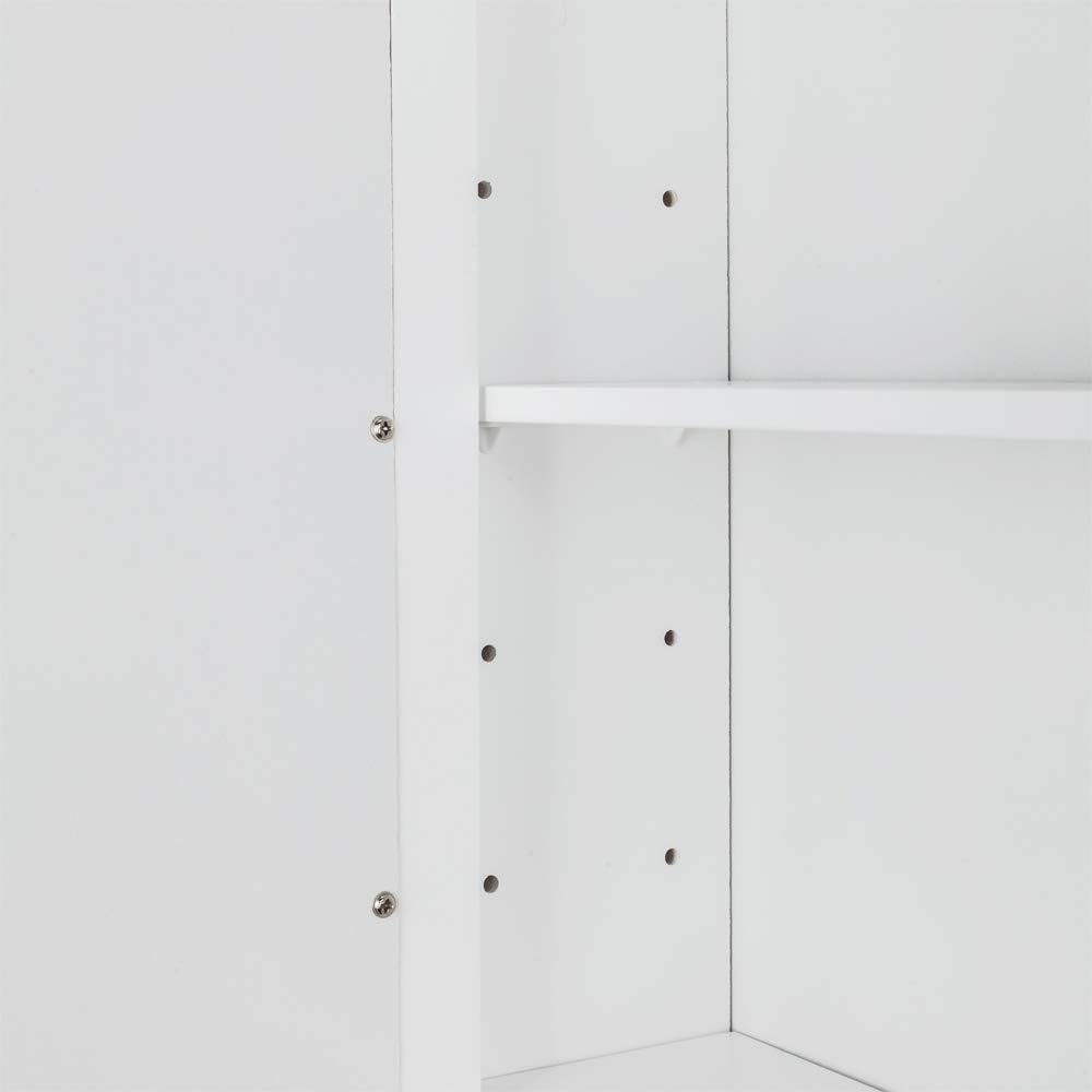 Shyneer Single Door Mirror Bathroom Cabinet