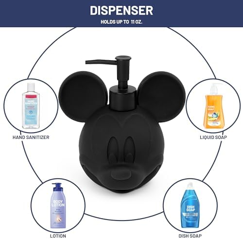 Jay Franco Disney Mickey Mouse Bathroom Organizer Set 1