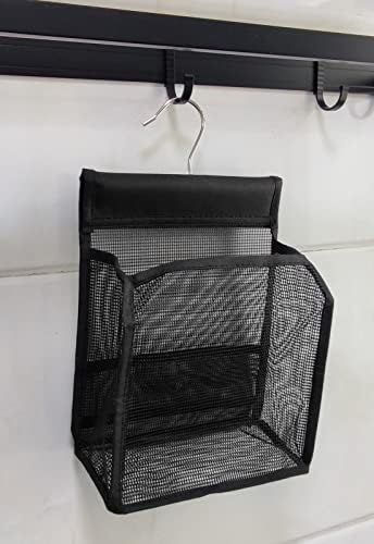 Hanging Mesh Bath Basket Organizer for College Dorms and Travel