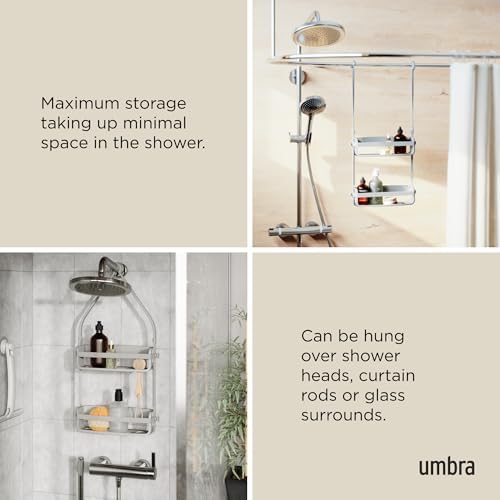 Umbra Flex Shower Caddy with Adjustable Shelves