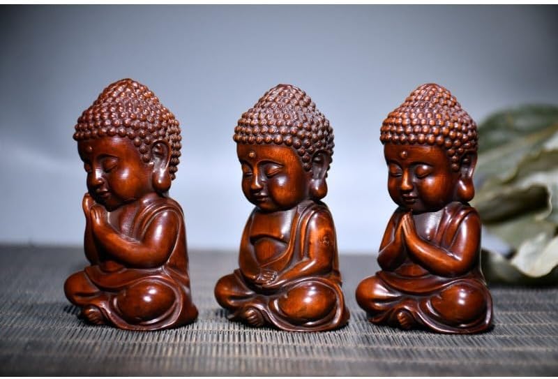 LimpaC Collection Boxwood Small Buddha Statues