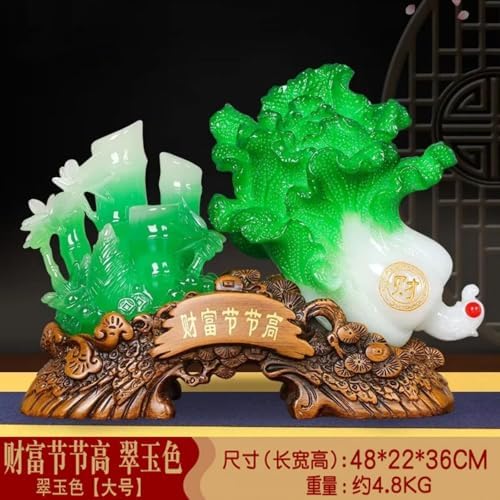 Feng Shui Wealth Statue - Jade Bazi and Golden Toad Decor