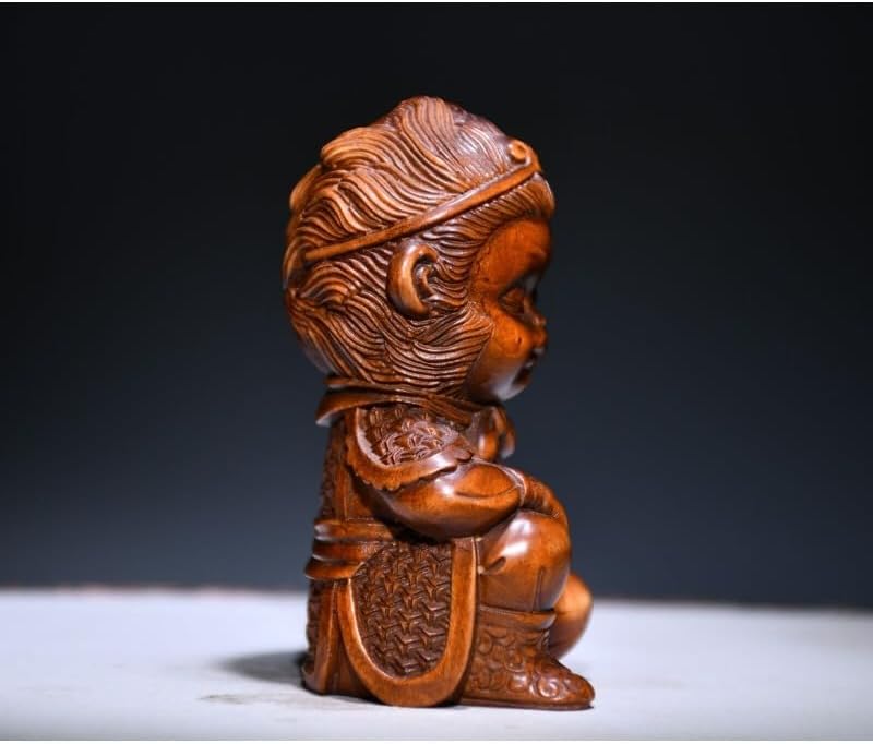 LimpaC Collection Boxwood Monkey King Statue
