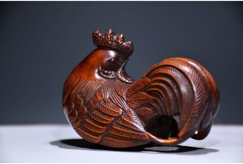 Handcrafted Boxwood Zodiac Chanticleer Animal Statues 12 Set