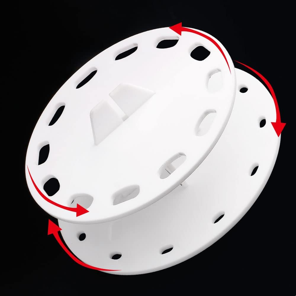 Yoseng 12 Hole Rotating Brush Holder for Ink Blending White